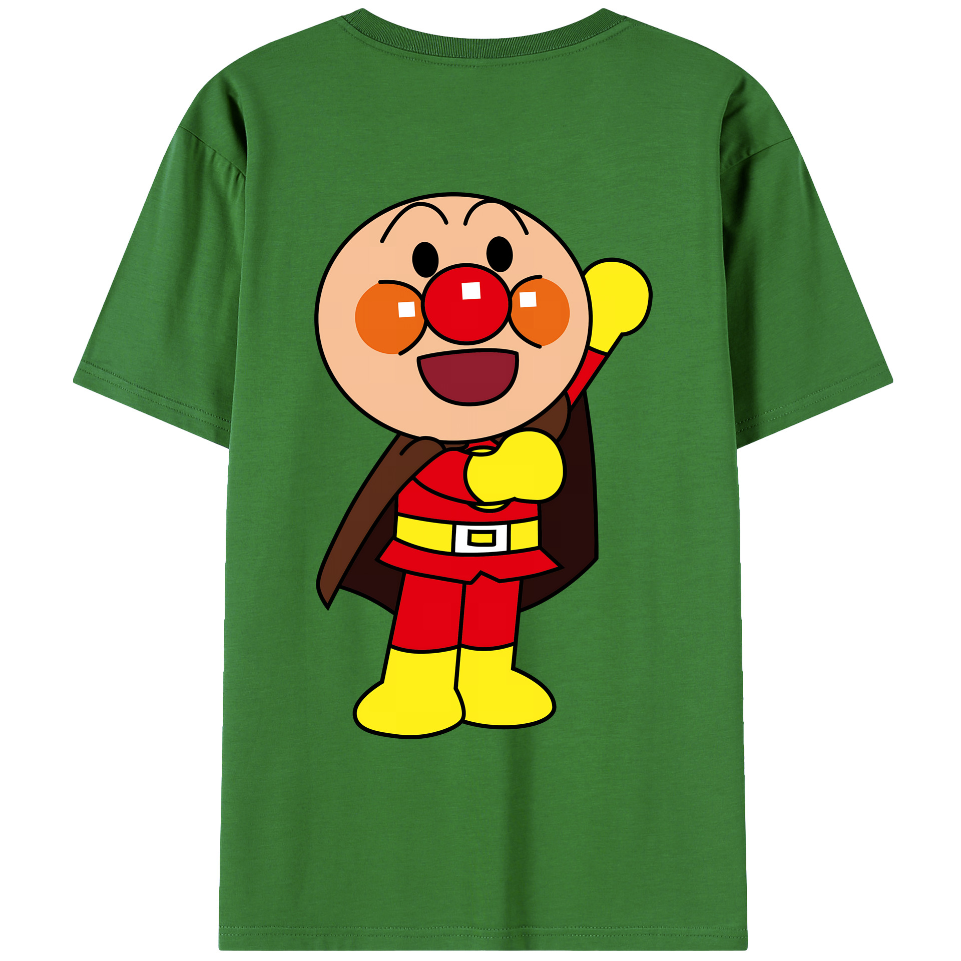 （画像用） アンパンマン Anpanman レディース半袖Tシャツ(バックプリント)